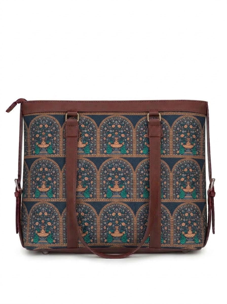 Multicolor Ethnic office bag for women