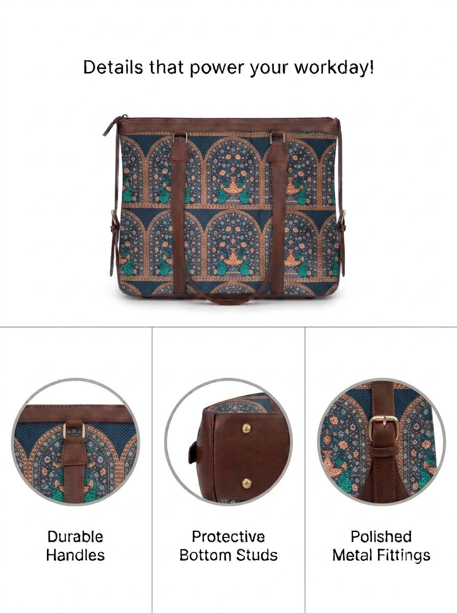 Multicolor Ethnic office bag for women