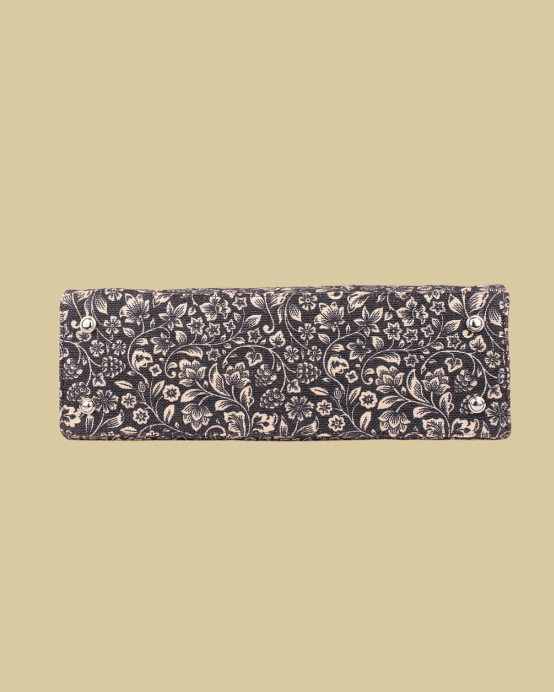 Floral patterned product on a beige background