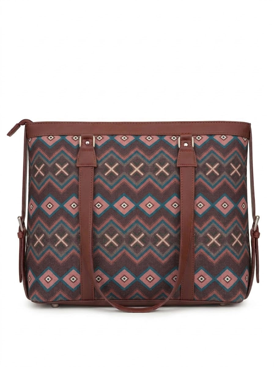 RED-APPLE multicolour office bag for women
